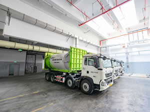 مشروع نقل النفايات في الصين