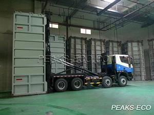 مشروع نقل النفايات في الصين