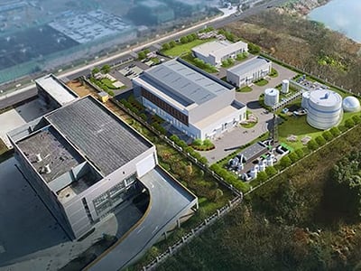 مشروع معالجة النفايات الغذائية الشامل Jintang، Chengdu، Sichuan