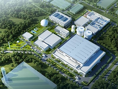 مشروع معالجة النفايات الغذائية في Qianzishan، Wuhan، Hubei