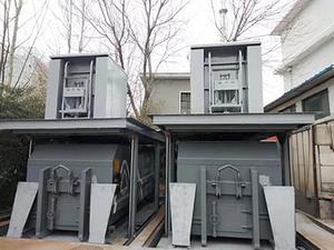 معدات كبس النفايات الذكية تحت الأرض لمعهد بكين للتكنولوجيا