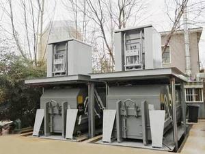 معدات كبس النفايات الذكية تحت الأرض لمعهد بكين للتكنولوجيا