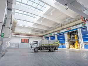 محطة نقل النفايات الرأسية، محافظة Deqing ، مدينة Huzhou، مقاطعة Zhejiang