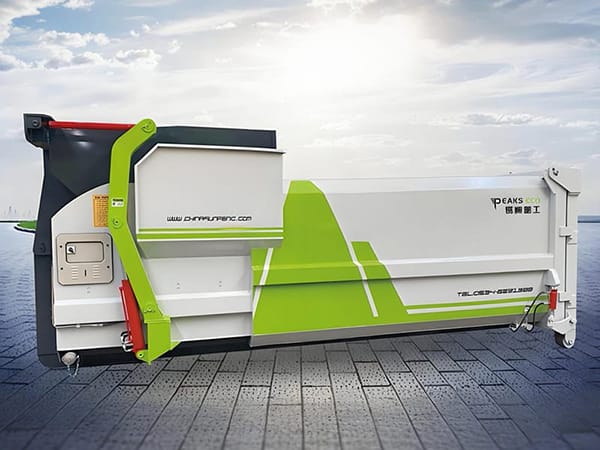 مكبس نفايات ذكي متنقل