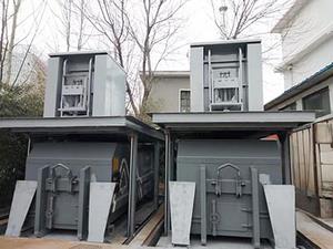 مكبس نفايات ذكي تحت الأرض