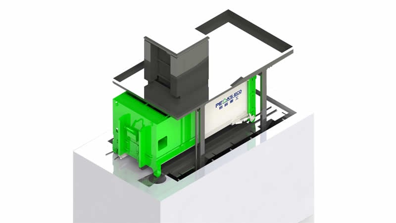 مكبس نفايات ذكي تحت الأرض