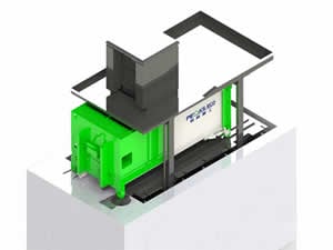 مكبس نفايات ذكي تحت الأرض