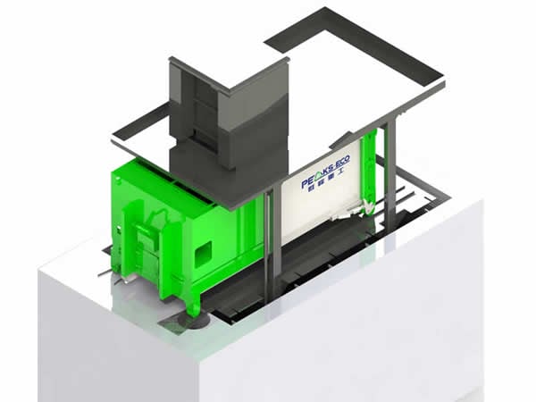 مكبس نفايات ذكي تحت الأرض