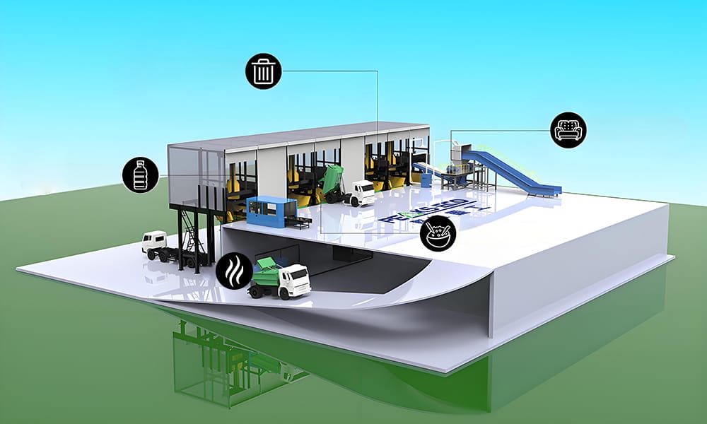 محطة إدارة النفايات المتكاملة