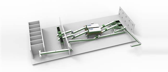نظام المعالجة اللاهوائية الجافة لنفايات المطبخ
