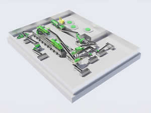 نظام مرفق إعادة تدوير المواد (MRF)