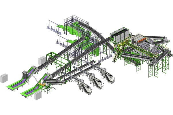 نظام مرفق إعادة تدوير المواد (MRF)