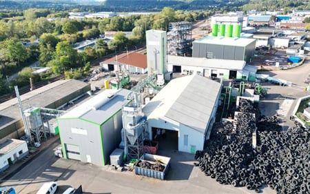 نظام إعادة تدوير الإطارات