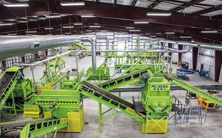 نظام إعادة تدوير الإطارات